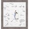 Pinstripe Signature Mat Picture Frame, Photo Frame Wedding Guest Book Alternative, Autograph Picture Mat for Signature Board, Wedding Celebrations Graduations Support Encouragement or Retirement